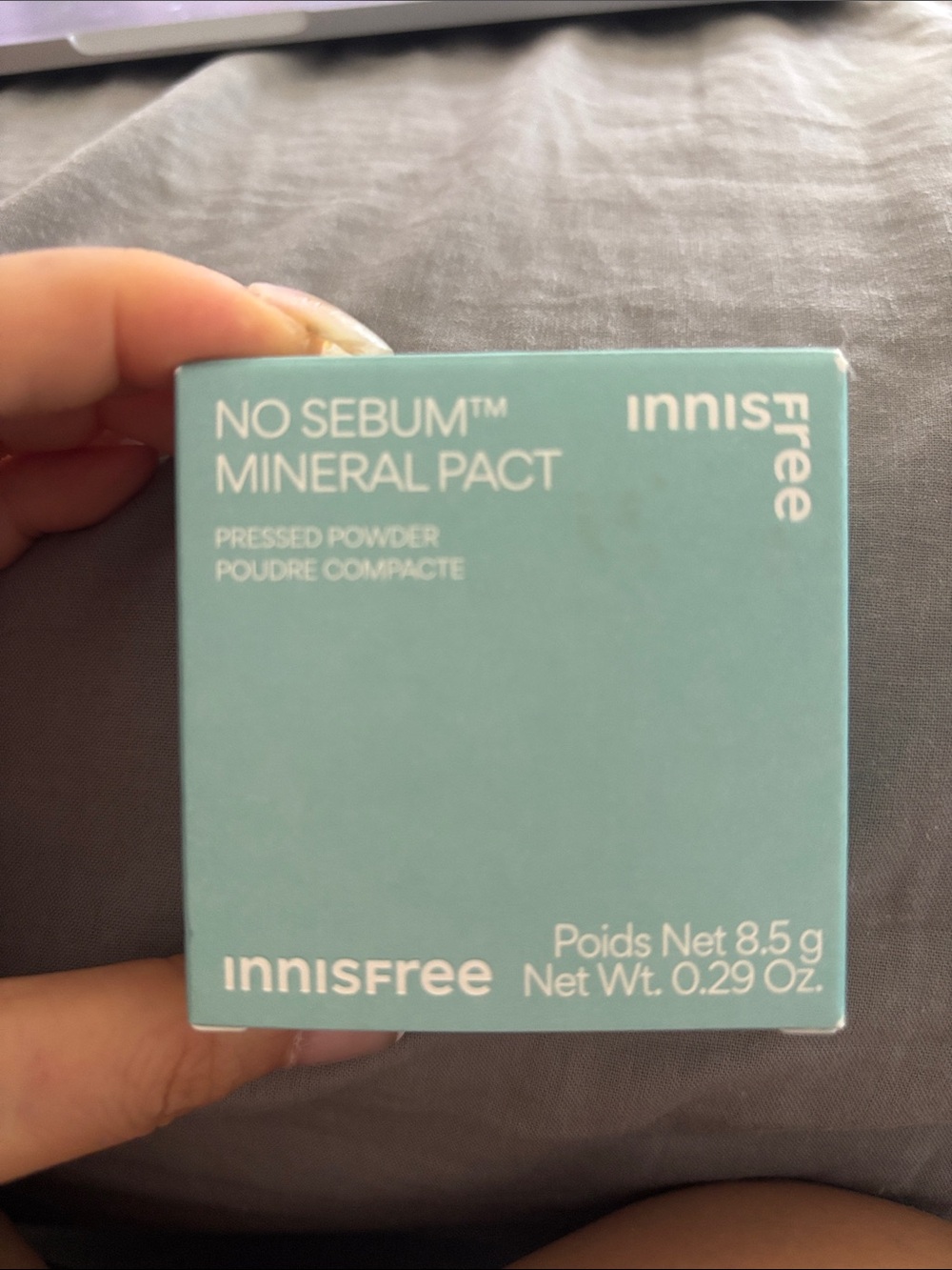 Innisfree No Sebum Mineral Pact - Mint Green Compact